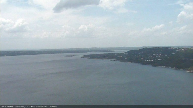 Lake Travis webcam, May 24, 2019 1:10 PM CT