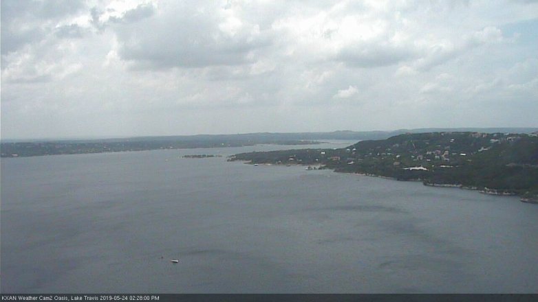 Lake Travis webcam, May 24, 2019 1:30 PM CT