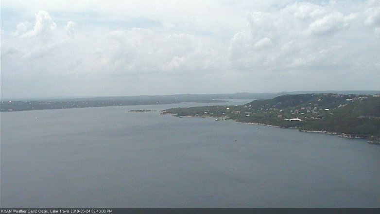 Lake Travis webcam, May 24, 2019 1:45 PM CT
