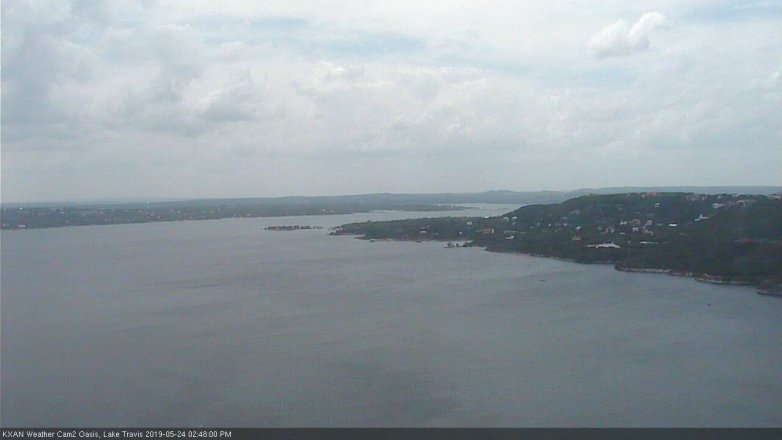 Lake Travis webcam, May 24, 2019 1:50 PM CT