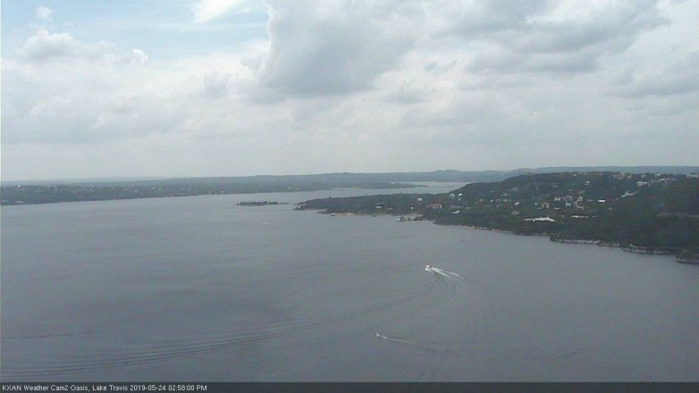 Lake Travis webcam, May 24, 2019 2:00 PM CT
