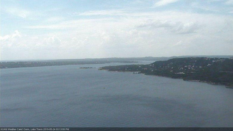 Lake Travis webcam, May 24, 2019 2:15 PM CT