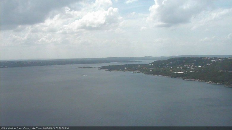Lake Travis webcam, May 24, 2019 2:30 PM CT