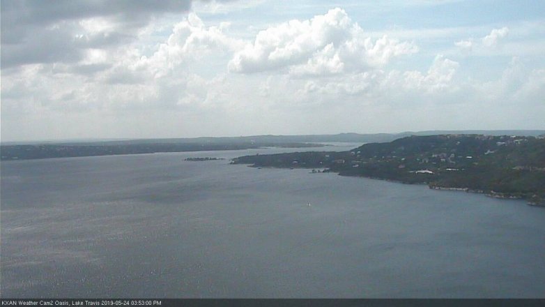 Lake Travis webcam, May 24, 2019 2:55 PM CT