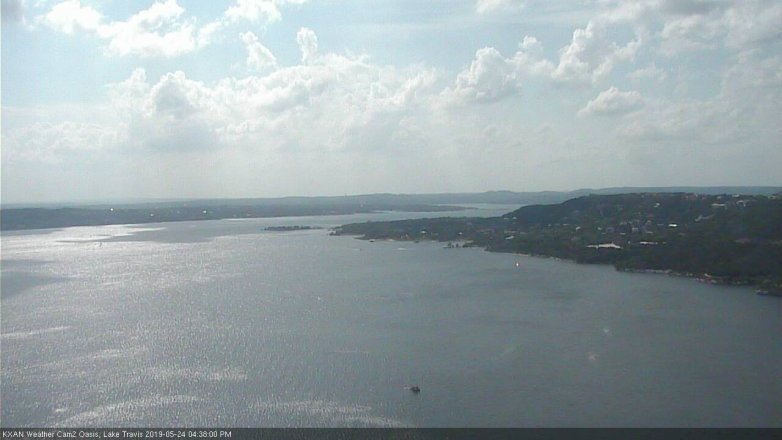 Lake Travis webcam, May 24, 2019 3:40 PM CT