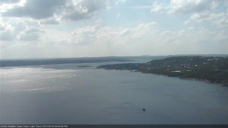 Lake Travis webcam, May 24, 2019 3:45 PM CT