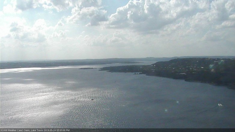 Lake Travis webcam, May 24, 2019 4:05 PM CT