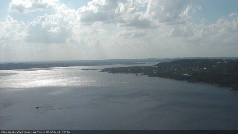 Lake Travis webcam, May 24, 2019 4:15 PM CT