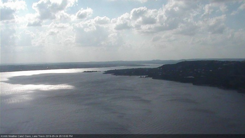 Lake Travis webcam, May 24, 2019 4:20 PM CT