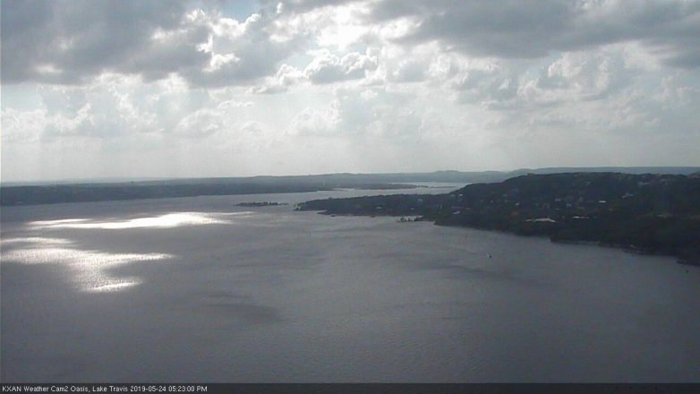 Lake Travis webcam, May 24, 2019 4:25 PM CT