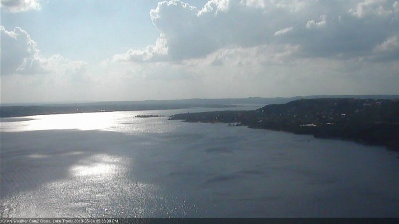 Lake Travis webcam, May 24, 2019 4:35 PM CT