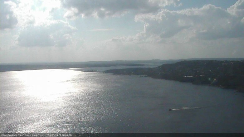 Lake Travis webcam, May 24, 2019 4:40 PM CT