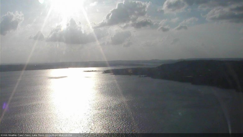 Lake Travis webcam, May 24, 2019 5:45 PM CT
