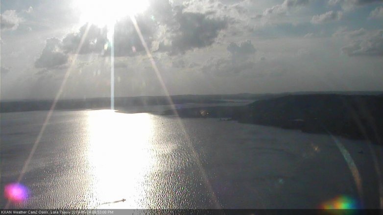 Lake Travis webcam, May 24, 2019 5:55 PM CT