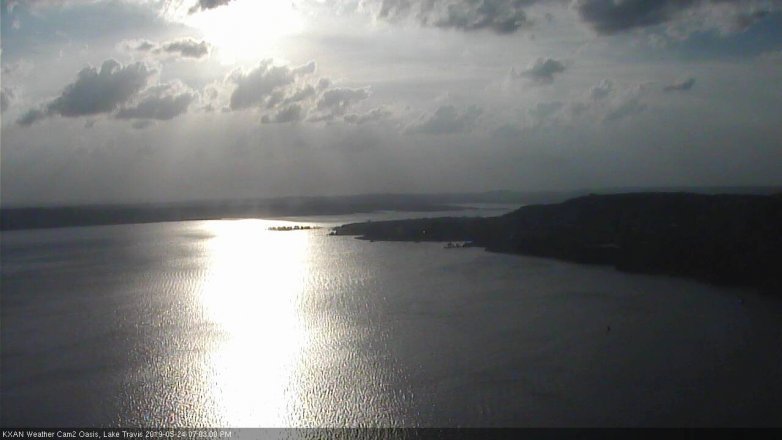 Lake Travis webcam, May 24, 2019 6:05 PM CT