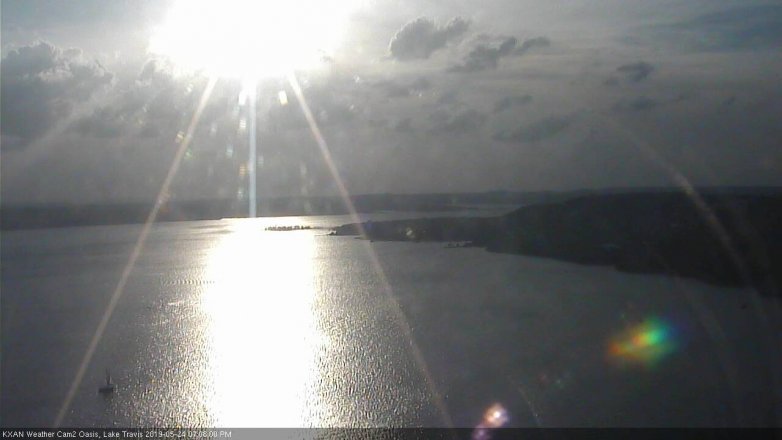 Lake Travis webcam, May 24, 2019 6:10 PM CT