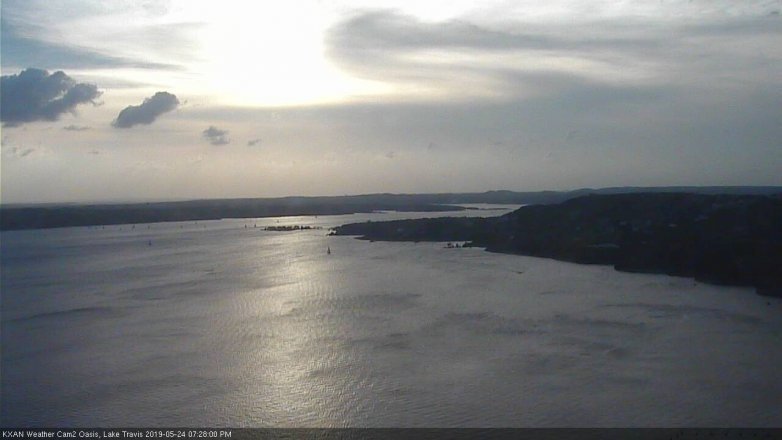Lake Travis webcam, May 24, 2019 6:30 PM CT