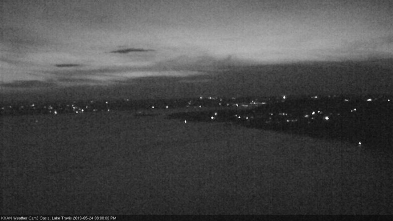 Lake Travis webcam, May 24, 2019 8:10 PM CT