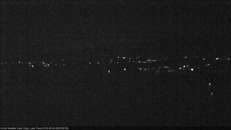 Lake Travis webcam, May 24, 2019 8:30 PM CT