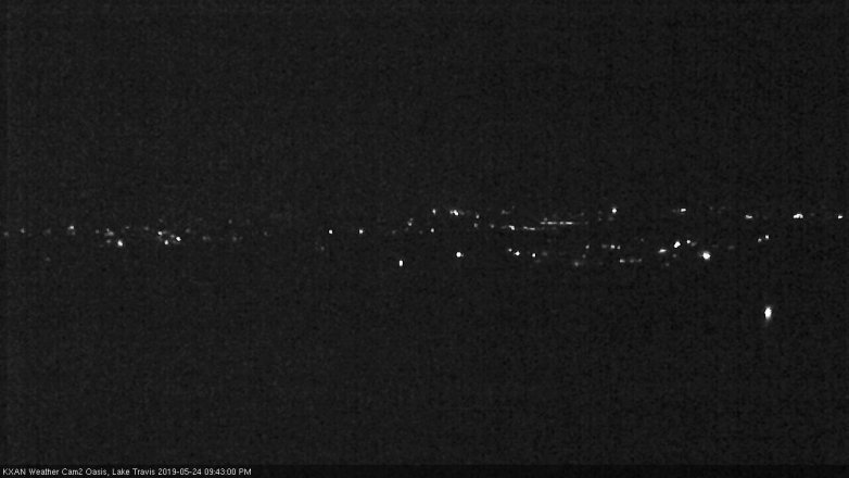 Lake Travis webcam, May 24, 2019 8:45 PM CT