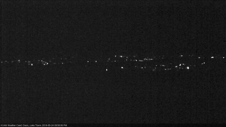 Lake Travis webcam, May 24, 2019 9:00 PM CT