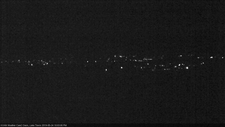 Lake Travis webcam, May 24, 2019 9:05 PM CT