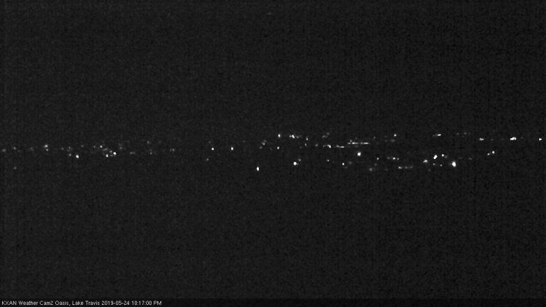 Lake Travis webcam, May 24, 2019 9:20 PM CT