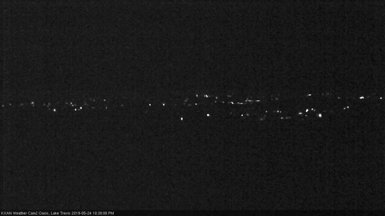 Lake Travis webcam, May 24, 2019 9:40 PM CT