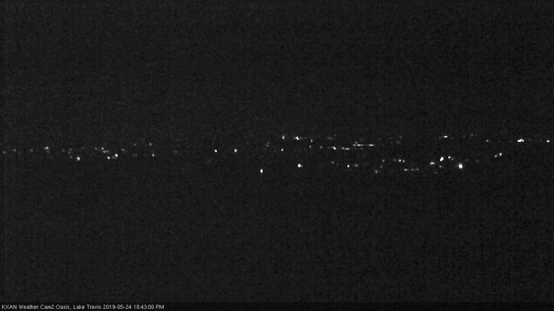 Lake Travis webcam, May 24, 2019 9:45 PM CT