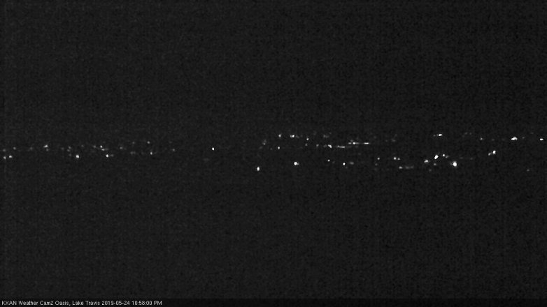 Lake Travis webcam, May 24, 2019 10:00 PM CT