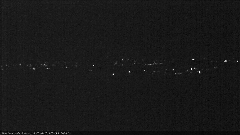 Lake Travis webcam, May 24, 2019 10:30 PM CT