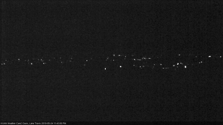 Lake Travis webcam, May 24, 2019 10:45 PM CT