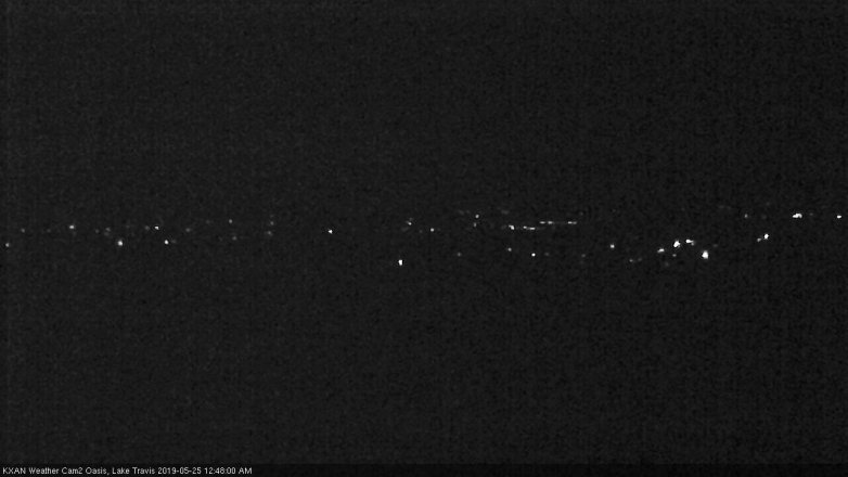 Lake Travis webcam, May 24, 2019 11:50 PM CT