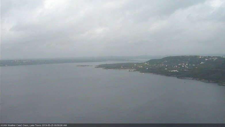 Lake Travis webcam, May 25, 2019 9:00 AM CT