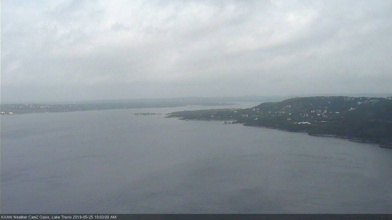Lake Travis webcam, May 25, 2019 9:05 AM CT