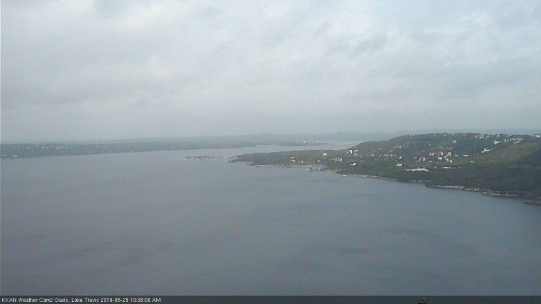 Lake Travis webcam, May 25, 2019 9:10 AM CT