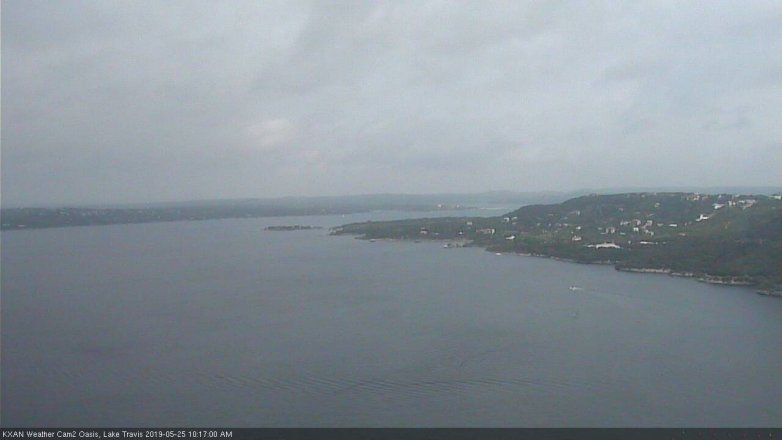Lake Travis webcam, May 25, 2019 9:20 AM CT
