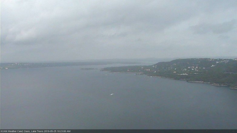Lake Travis webcam, May 25, 2019 9:25 AM CT