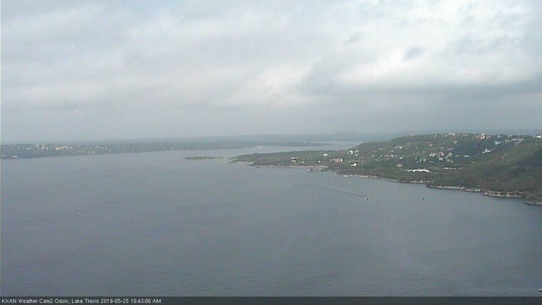 Lake Travis webcam, May 25, 2019 9:45 AM CT