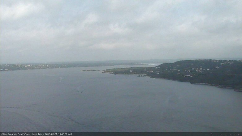 Lake Travis webcam, May 25, 2019 9:50 AM CT