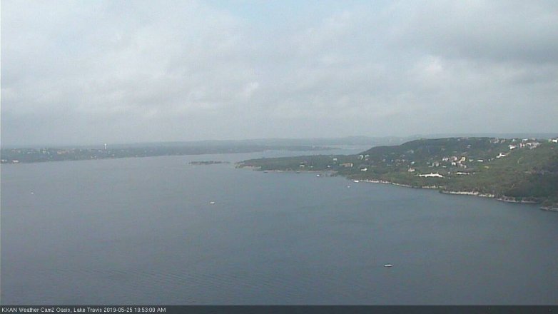 Lake Travis webcam, May 25, 2019 9:55 AM CT