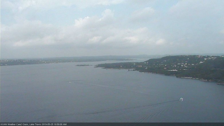 Lake Travis webcam, May 25, 2019 10:00 AM CT