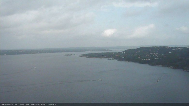 Lake Travis webcam, May 25, 2019 10:05 AM CT