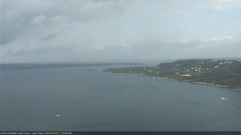 Lake Travis webcam, May 25, 2019 10:20 AM CT