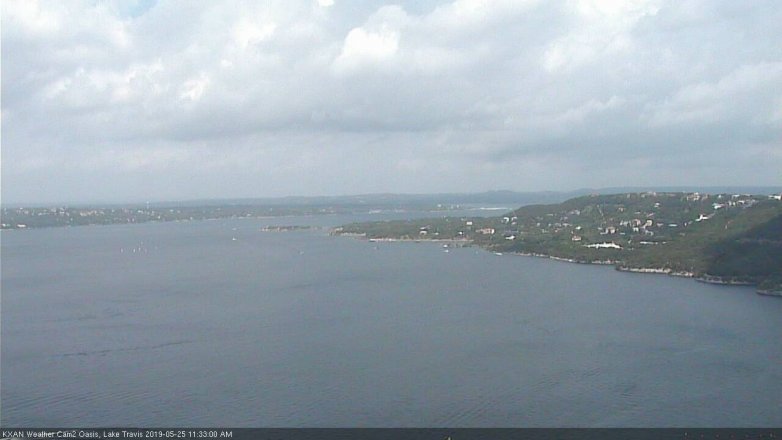 Lake Travis webcam, May 25, 2019 10:35 AM CT