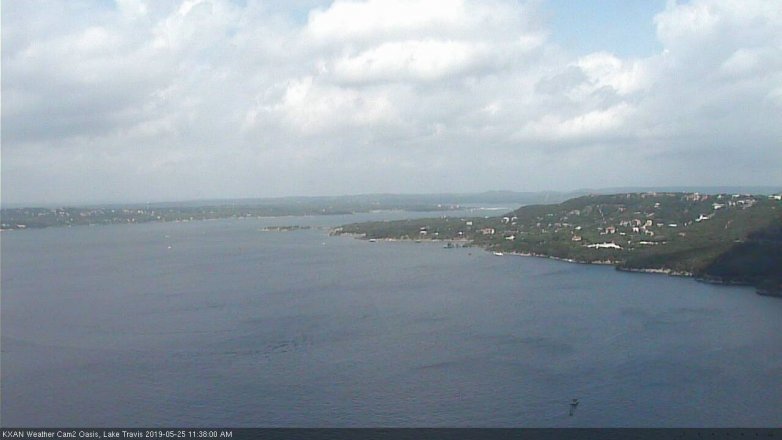 Lake Travis webcam, May 25, 2019 10:40 AM CT