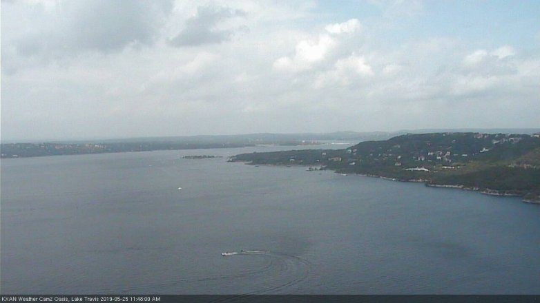 Lake Travis webcam, May 25, 2019 10:50 AM CT