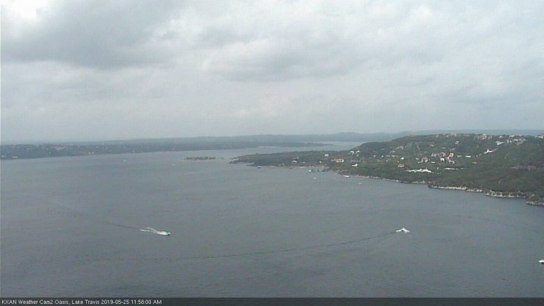 Lake Travis webcam, May 25, 2019 11:00 AM CT
