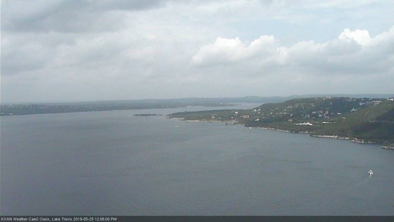 Lake Travis webcam, May 25, 2019 11:10 AM CT
