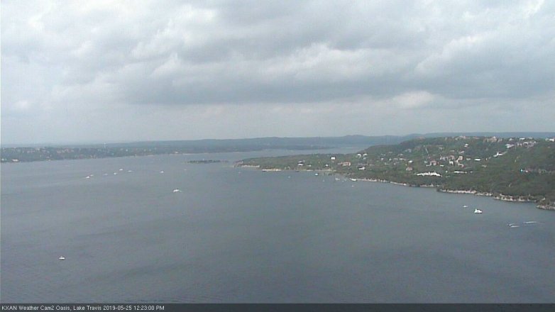Lake Travis webcam, May 25, 2019 11:25 AM CT